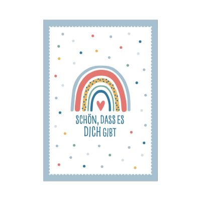 Postkarte "Regenbogen"