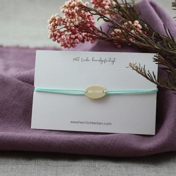 Armband "Blessed" vergoldet