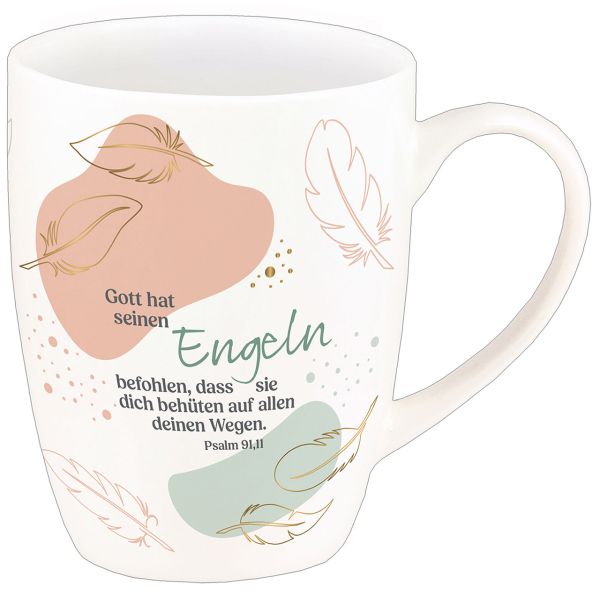 Tasse "Gott hat seinen Engeln befohlen" (Gold-Edition)