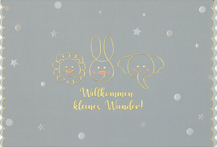 Faltkarte "Willkommen kleines Wunder!"