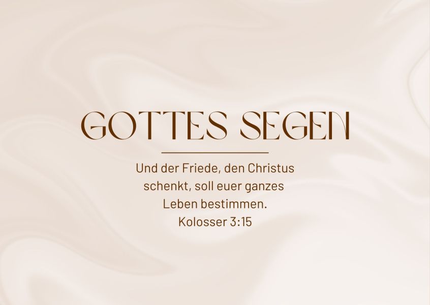 Postkarte "Gottes Segen"