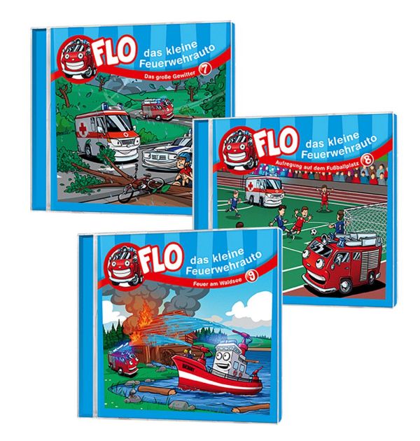 Flo - das kleine Feuerwehrauto - CD-Set 3