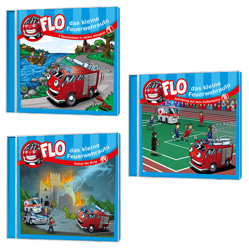 Flo - das kleine Feuerwehrauto - CD-Set 8