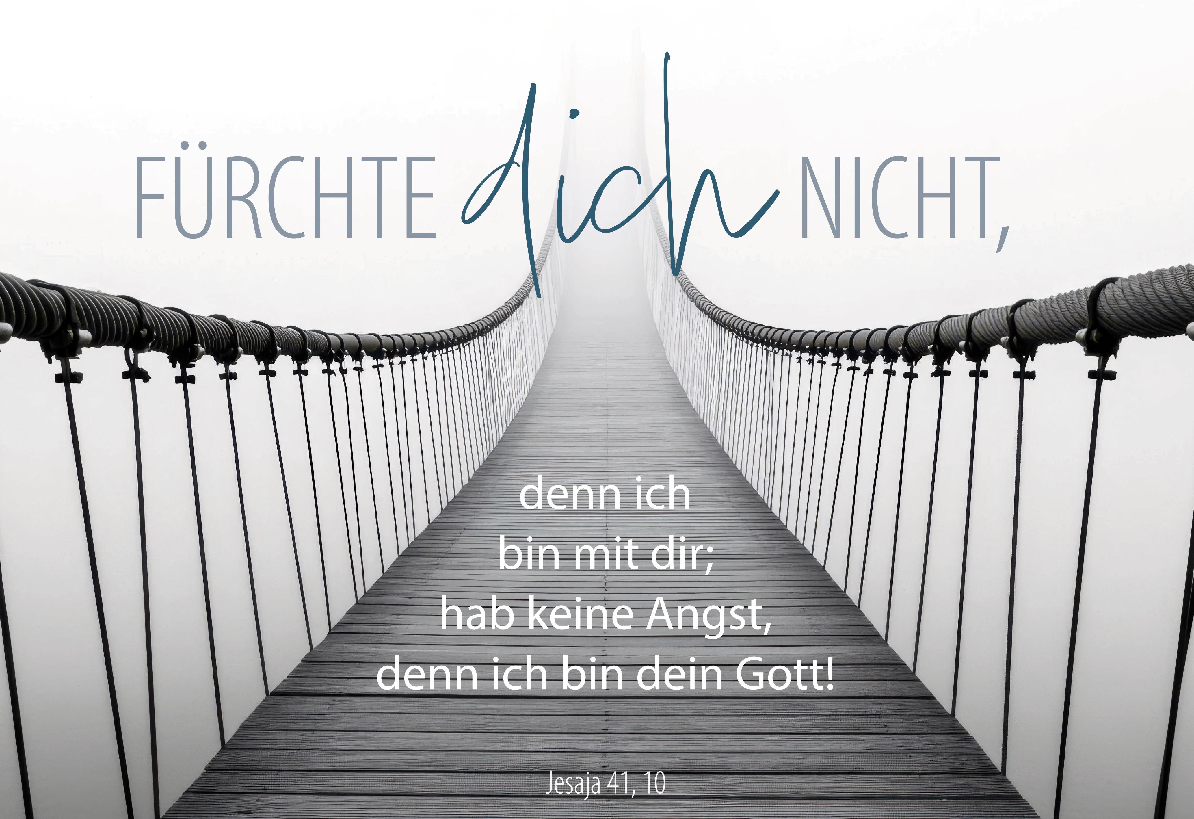 Jahreslosung 2027 - Postkarten "Brücke" 10er Set