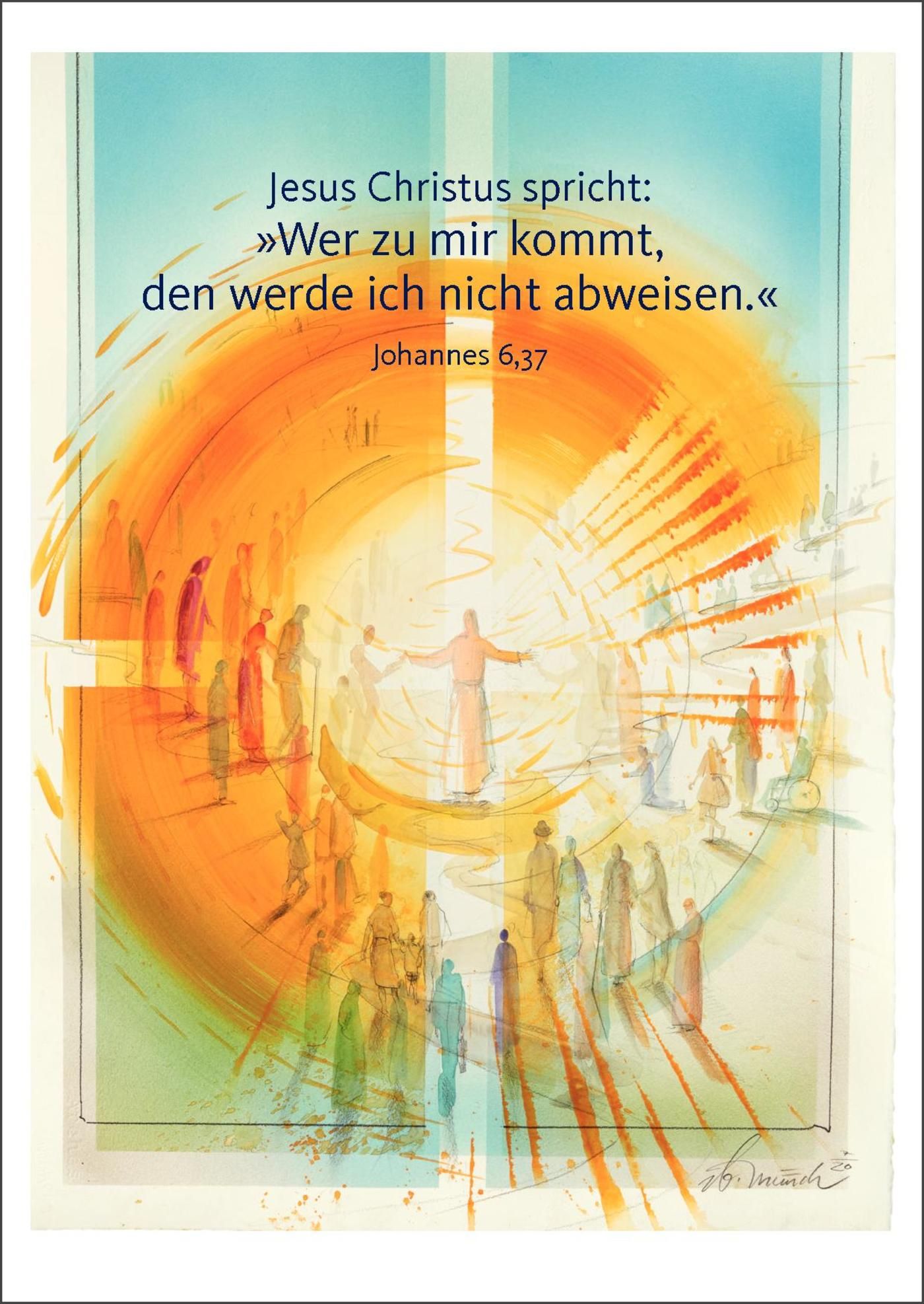 Jahreslosung 2026 - Kunstdruck A4
