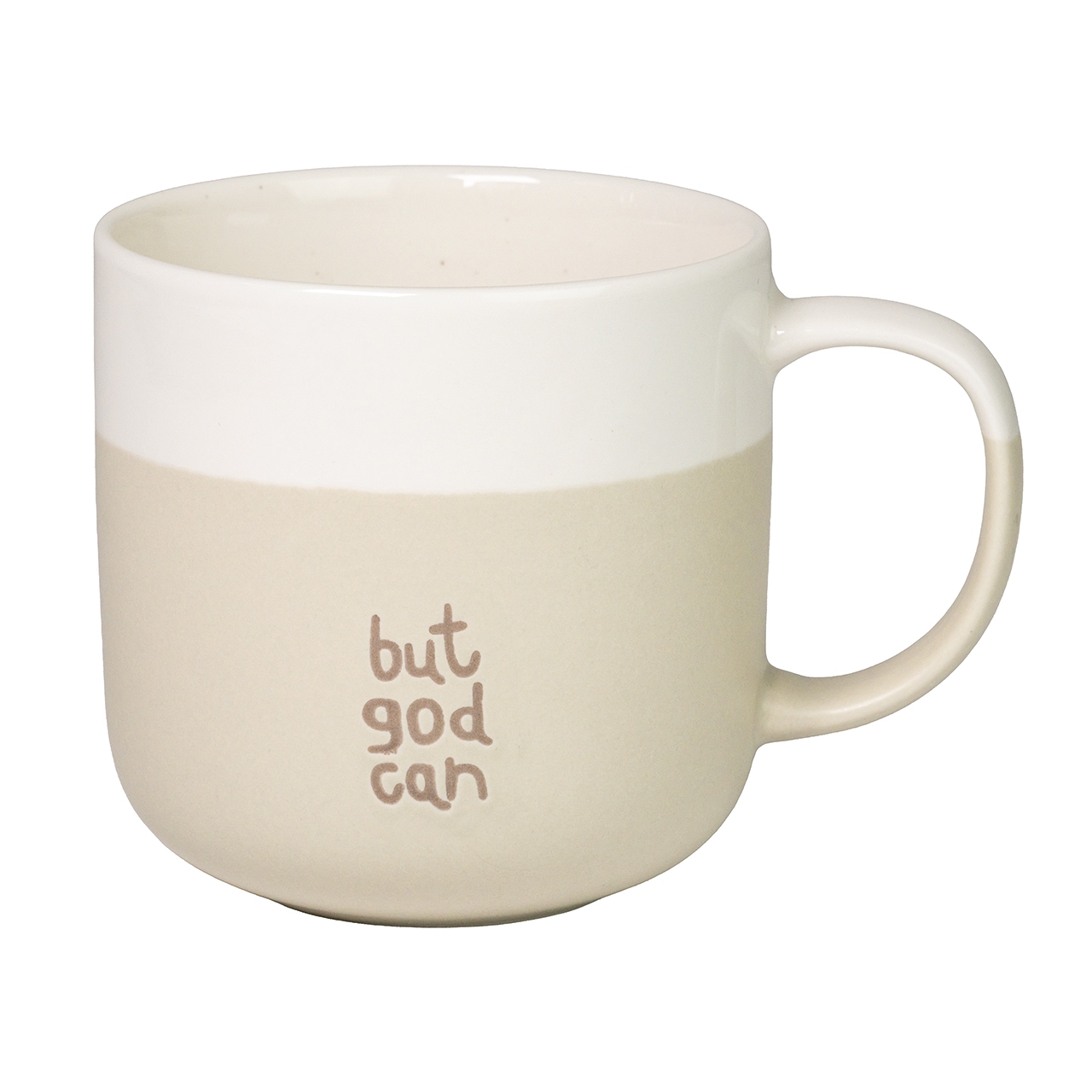 Tasse "but god can"