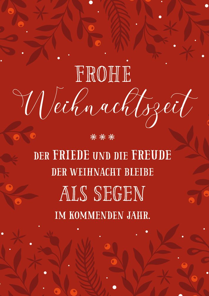 Postkartenserie "Frohe Weihnachtszeit" 12 Stk.