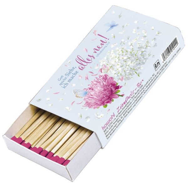 Jahreslosung 2026 - Zündholzbox Grafik