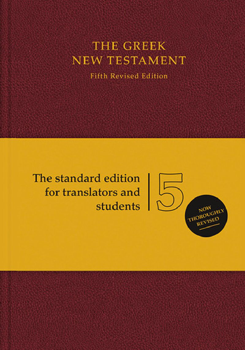 The Greek New Testament - Standardausgabe rot