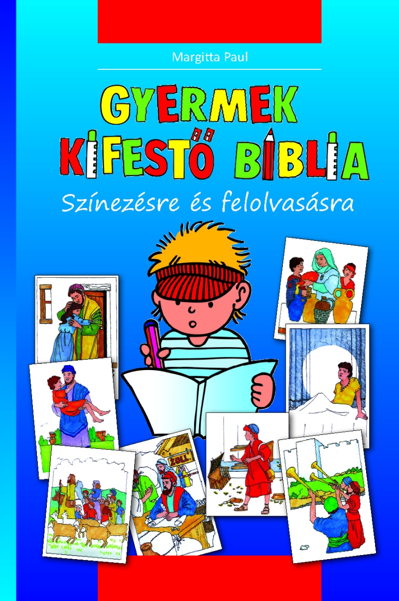 Kinder-Mal-Bibel - Ungarisch