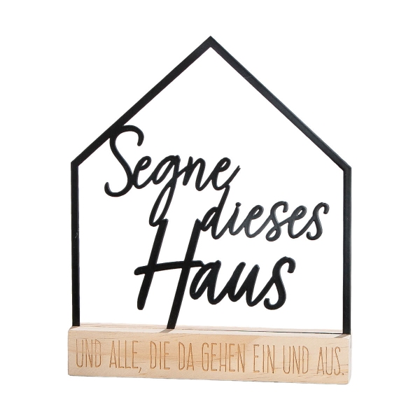 Standdeko "Haussegen"