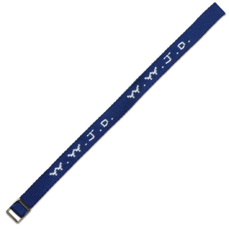 Armband WWJD royalblau