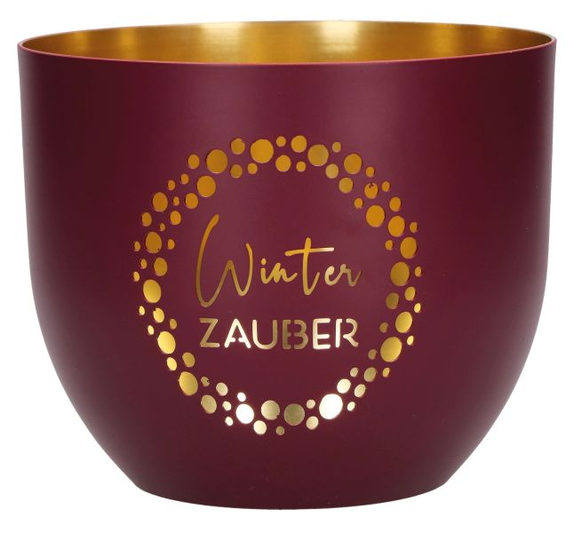 Windlicht LichterZeit "Winterzauber"