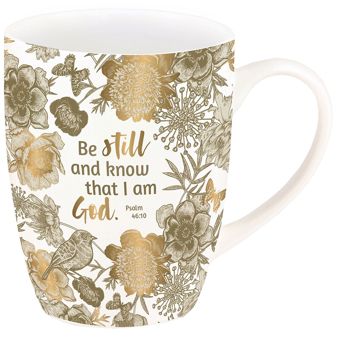 Tasse "Be still and know" (Gold-Edition)