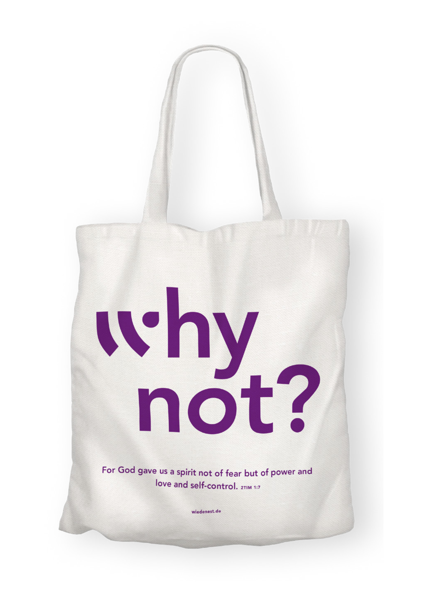 Stofftasche „why not?“