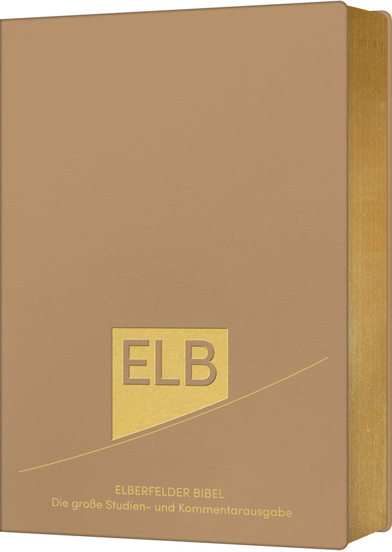 Elberfelder Bibel. Die große Studien- und Kommentarausgabe Leder mit Goldschnitt