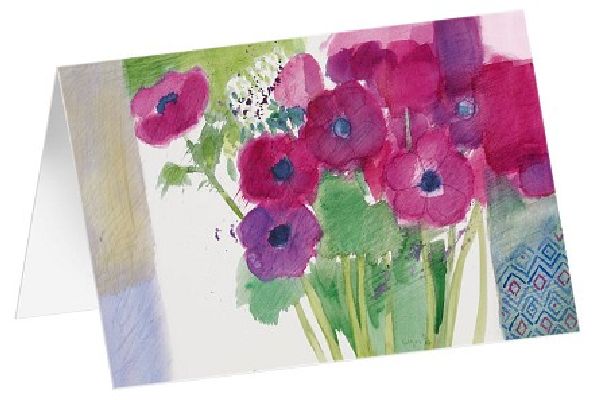 Kunstkarten "Anemonen" 5 Stk.