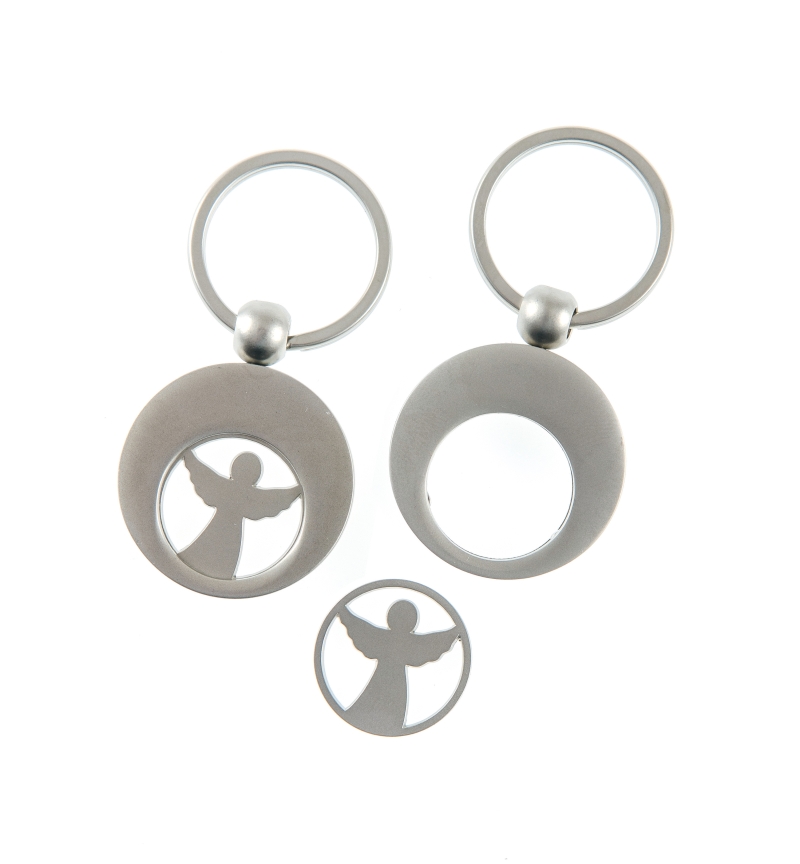 Schlüsselanhänger "Engel" mit Einkaufswagenchip