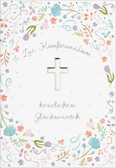Faltkarte "Zur Konfirmation"