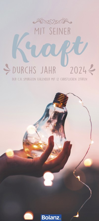 Mit seiner Kraft durchs Jahr 2024 - Postkartenkalender