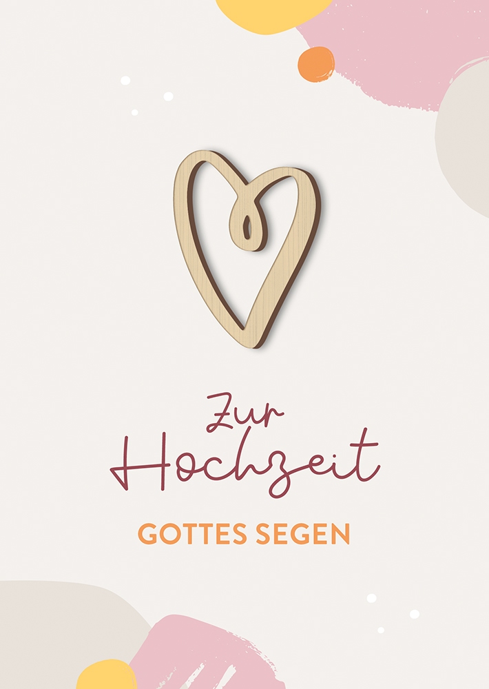 Faltkarte - Gottes Segen zur Hochzeit