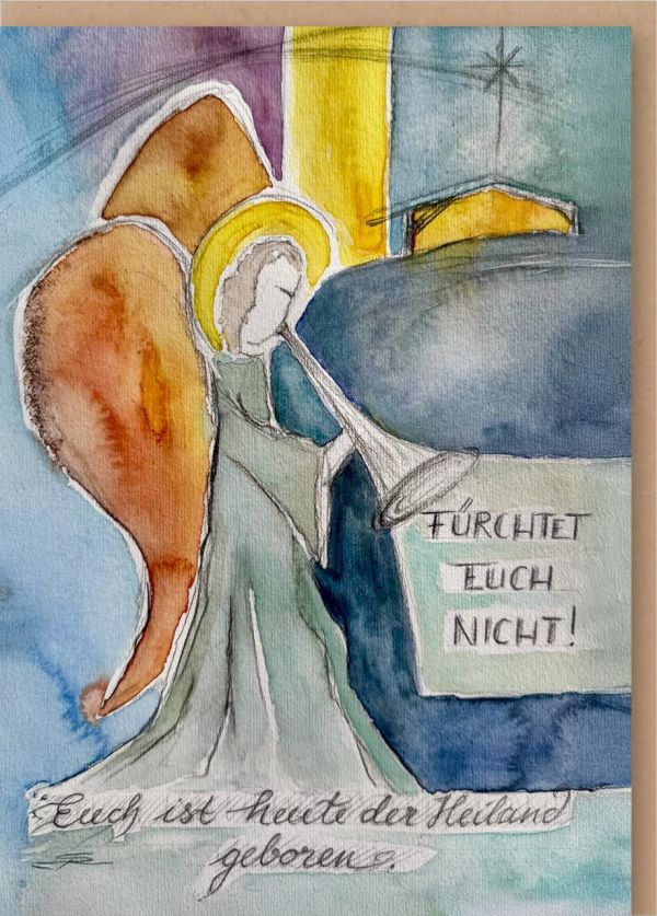 Faltkarte "Engel" - Fürchtet euch nicht!