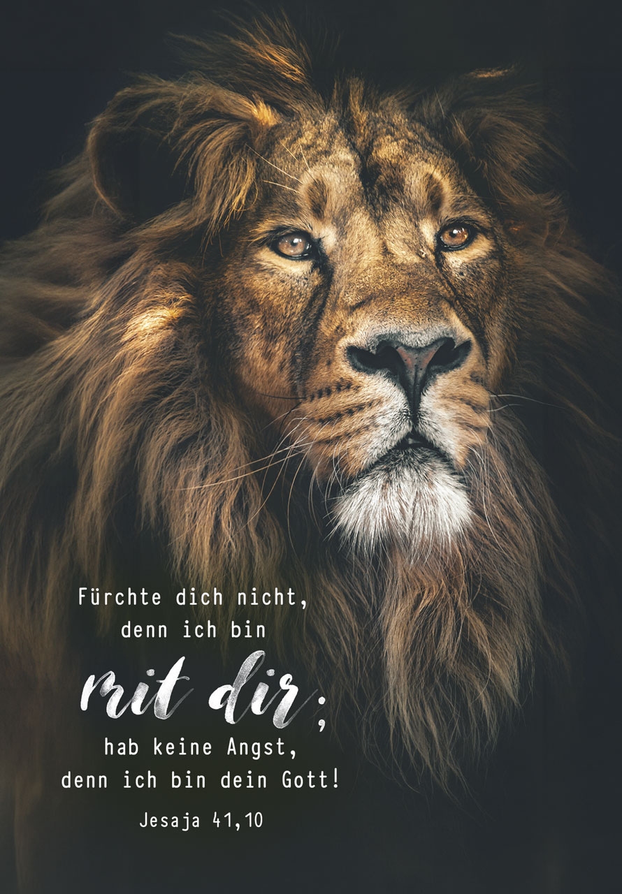 Jahreslosung 2027 - Poster A3 "Löwe"