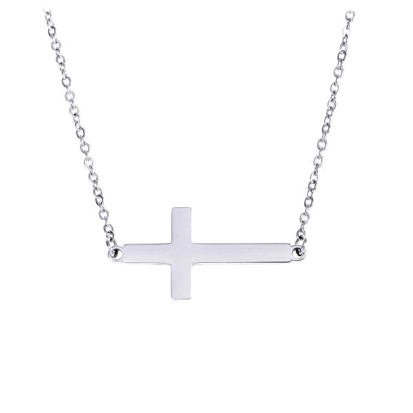 Halskette mit Anhänger Kreuz