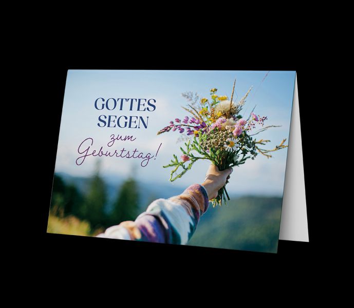 Faltkarte - Geburtstag