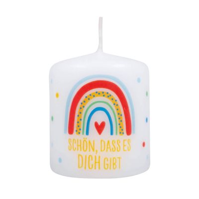 Kerze "Regenbogen"
