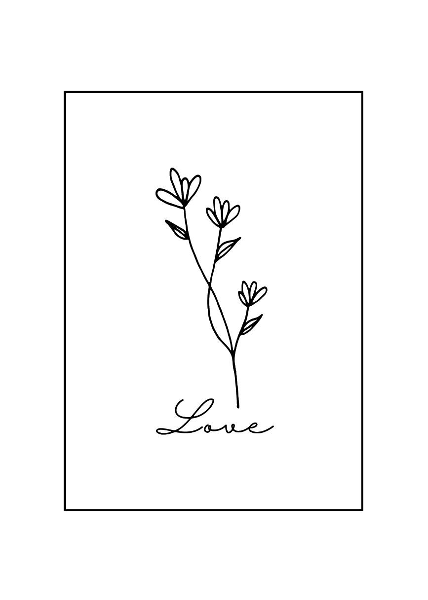 Poster A4 "Love"