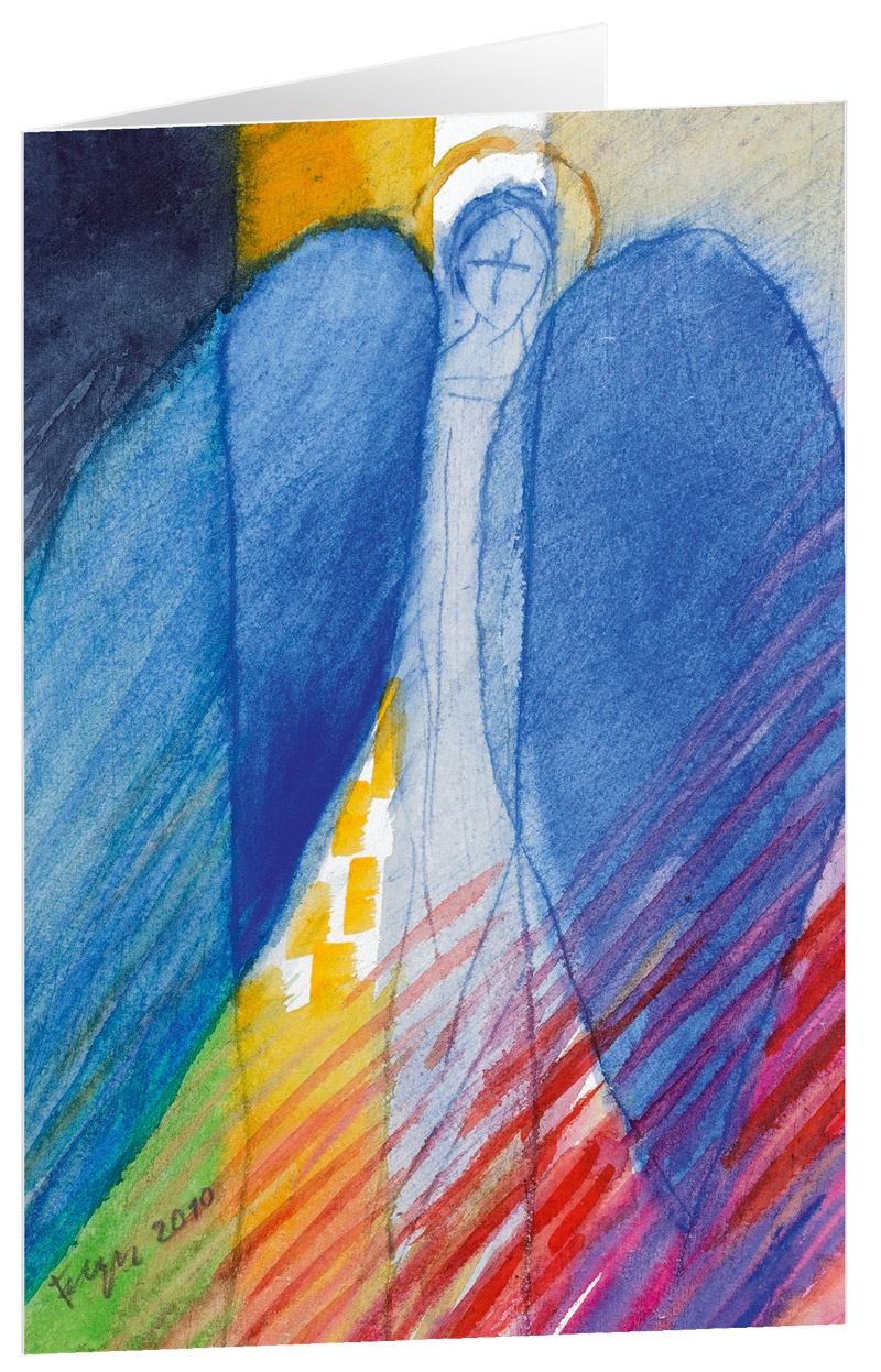 Kunstkarten "Engel aus dem Regenbogen" 5 Stk.
