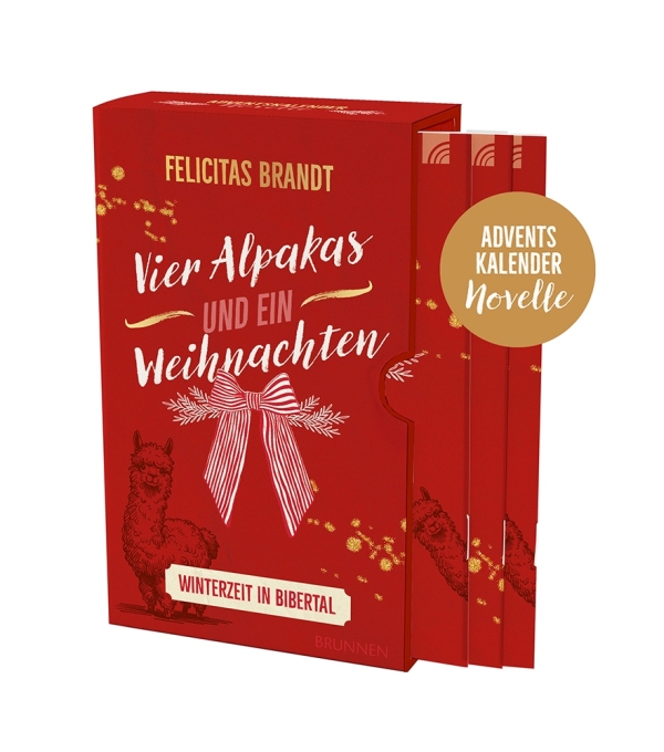 Vier Alpakas und ein Weihnachten