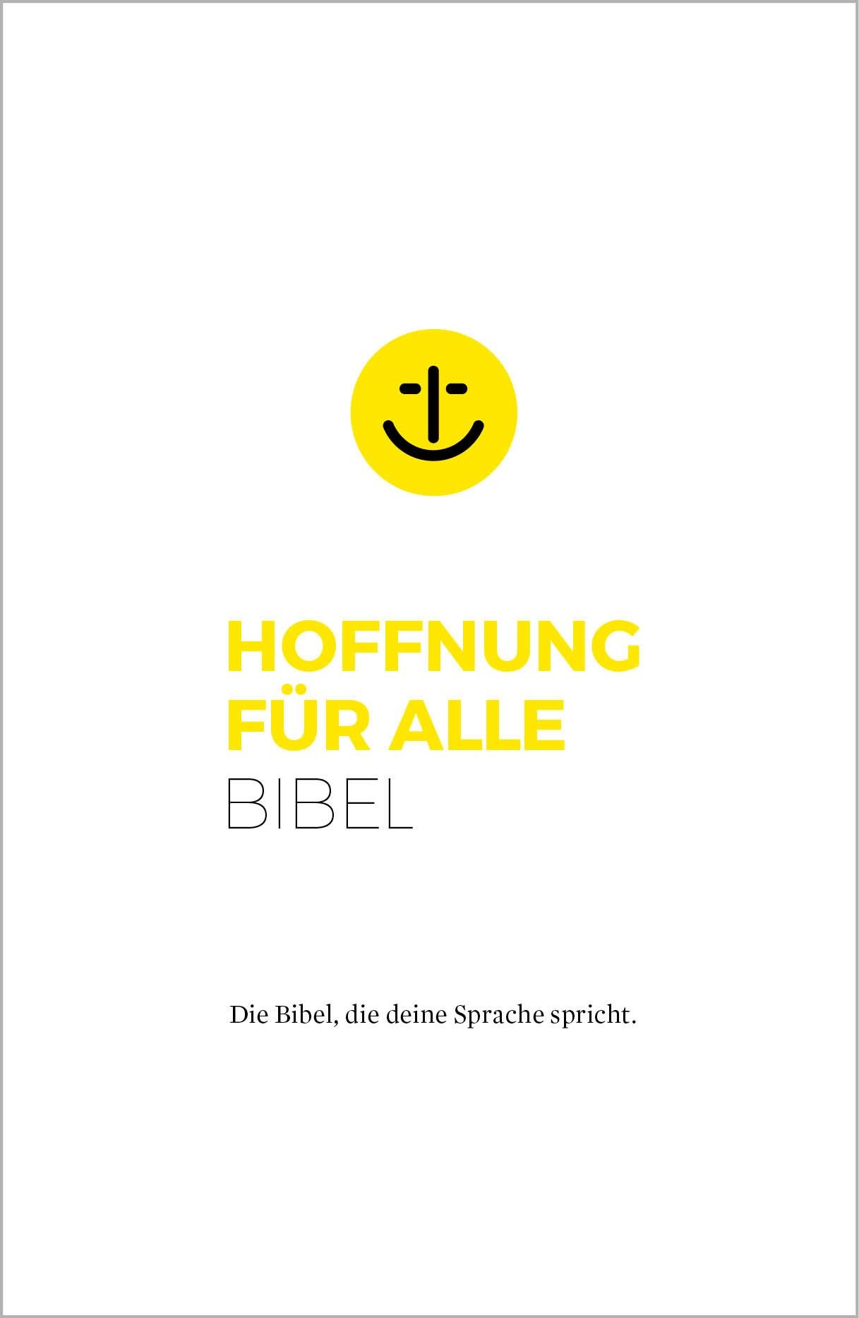 Hoffnung für alle "Streetbible" NT mit Psalmen