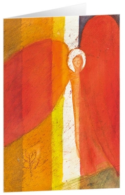 Kunstkarten "Roter Engel" 5 Stk.