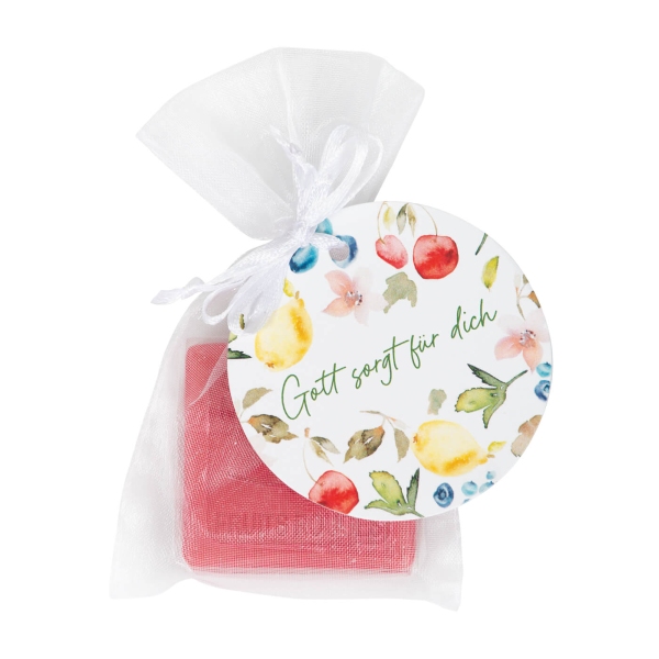 Seife im Organzabeutel "Gott sorgt für dich"