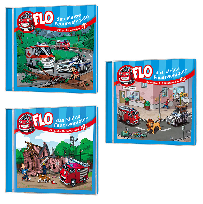 Flo - das kleine Feuerwehrauto - CD-Set 7