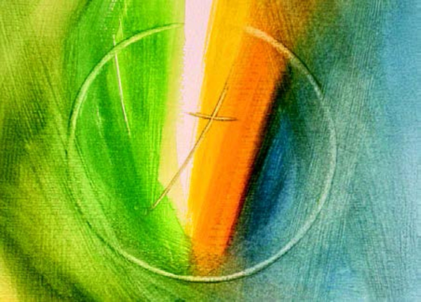 Faltkarte "Ostern" - Künstler-Edition