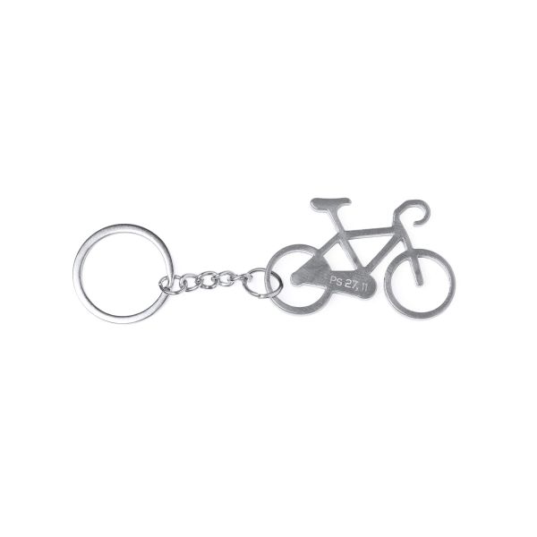 Schlüsselanhänger "Fahrrad" - silber