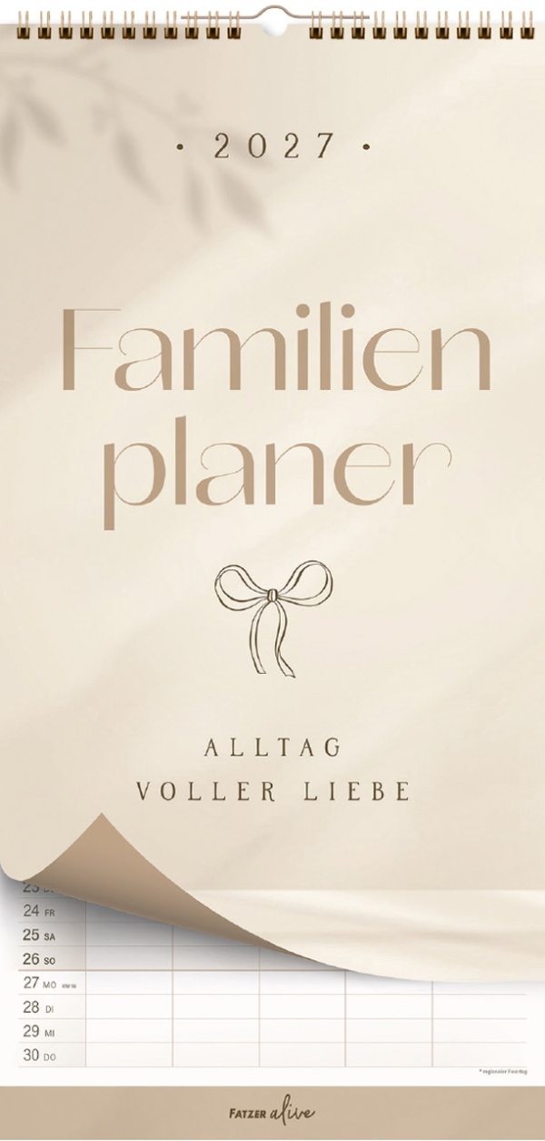 Alltag voller Liebe 2027 - Familienplaner