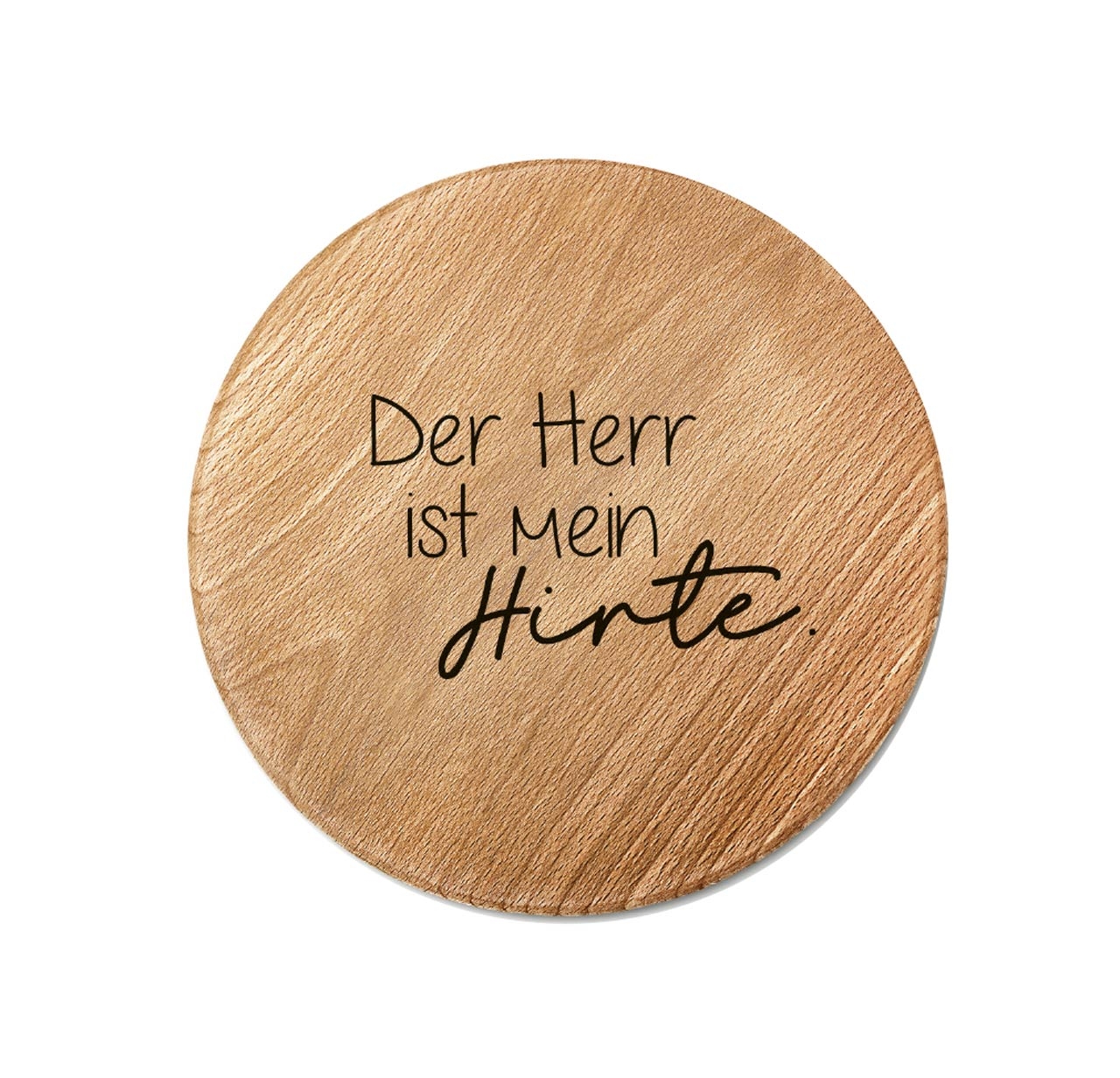 Holzuntersetzer "Der Herr ist mein Hirte"