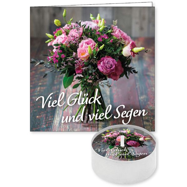 Lichtgruß "Viel Glück und viel Segen"