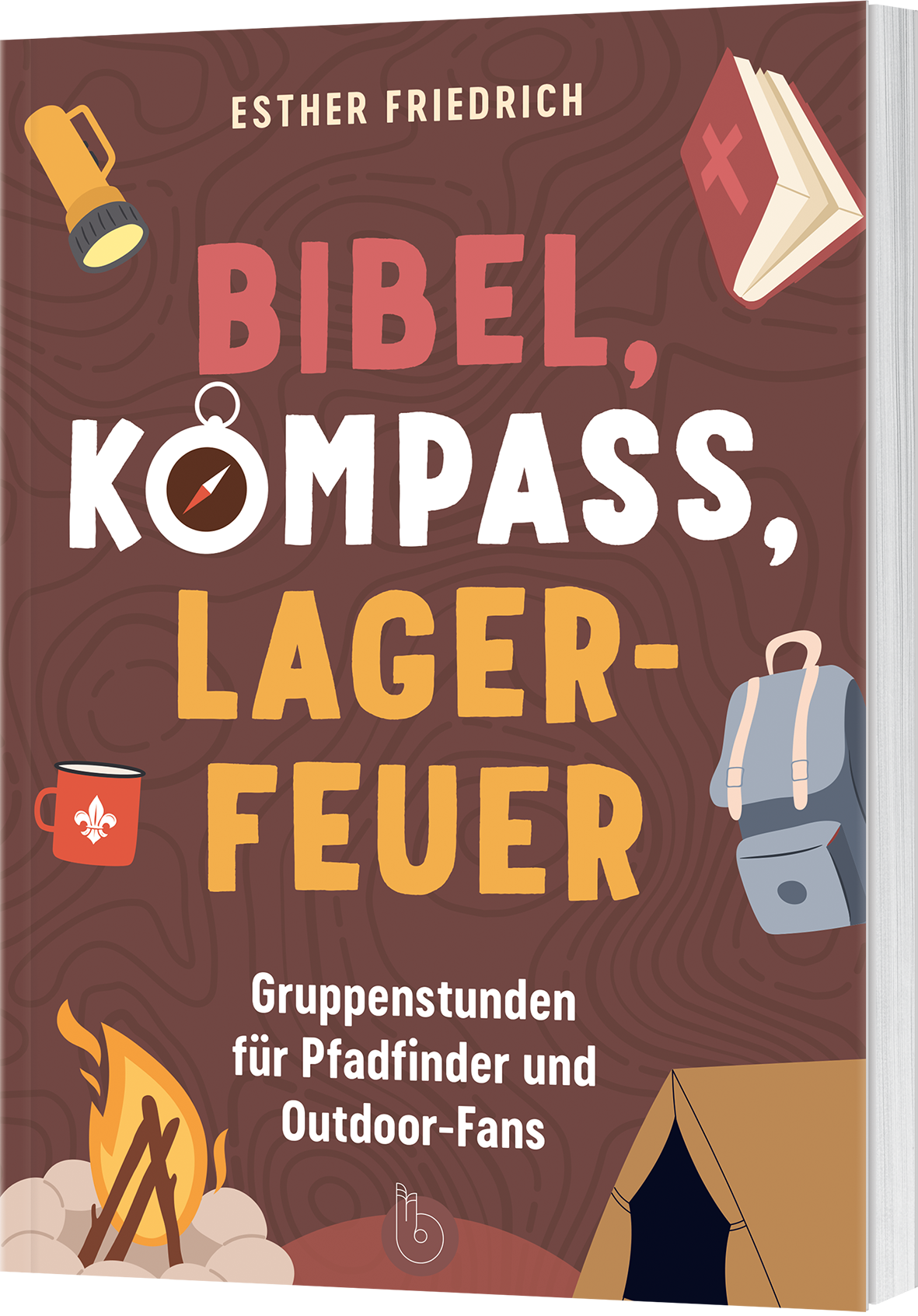 Bibel, Kompass, Lagerfeuer