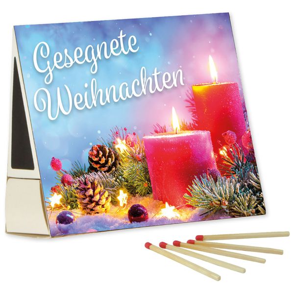 Zünd-Haus-Schachtel: Gesegnete Weihnachten