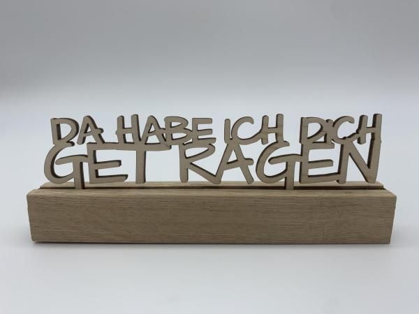 Spuren im Sand - Aufsteller