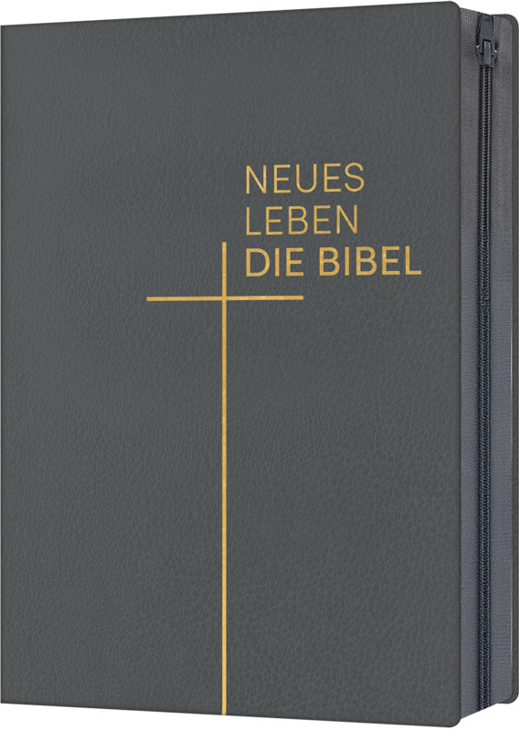 Neues Leben. Die Bibel, Taschenausgabe, Leder mit Reißverschluss