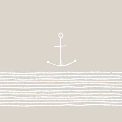 Servietten "Anker"