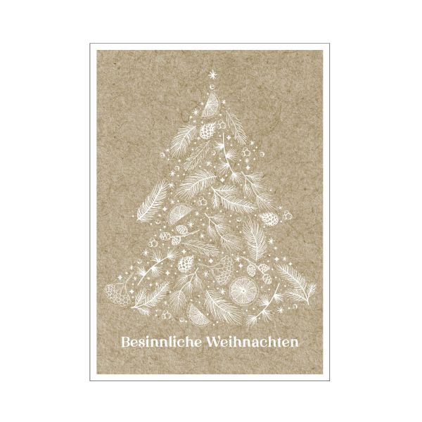 Postkarte "Besinnliche Weihnachten"