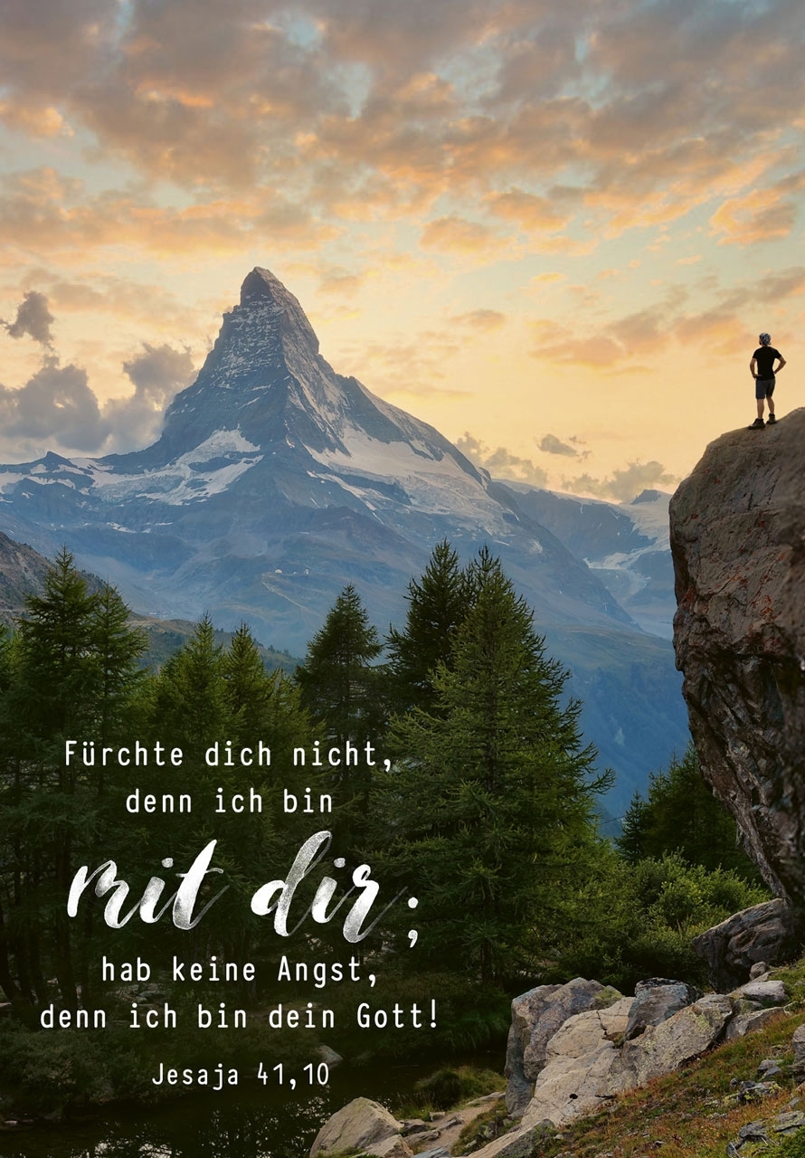 Jahreslosung 2027 - Poster A3 "Berg"