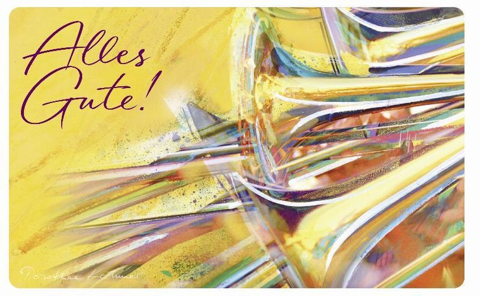 Frühstücksbrettchen "Alles Gute!"